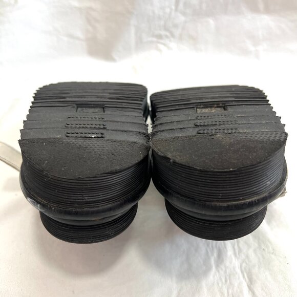 Dr Martens Blaire Slide sandals white leather size 9 platform docs slip on - Picture 9 of 12